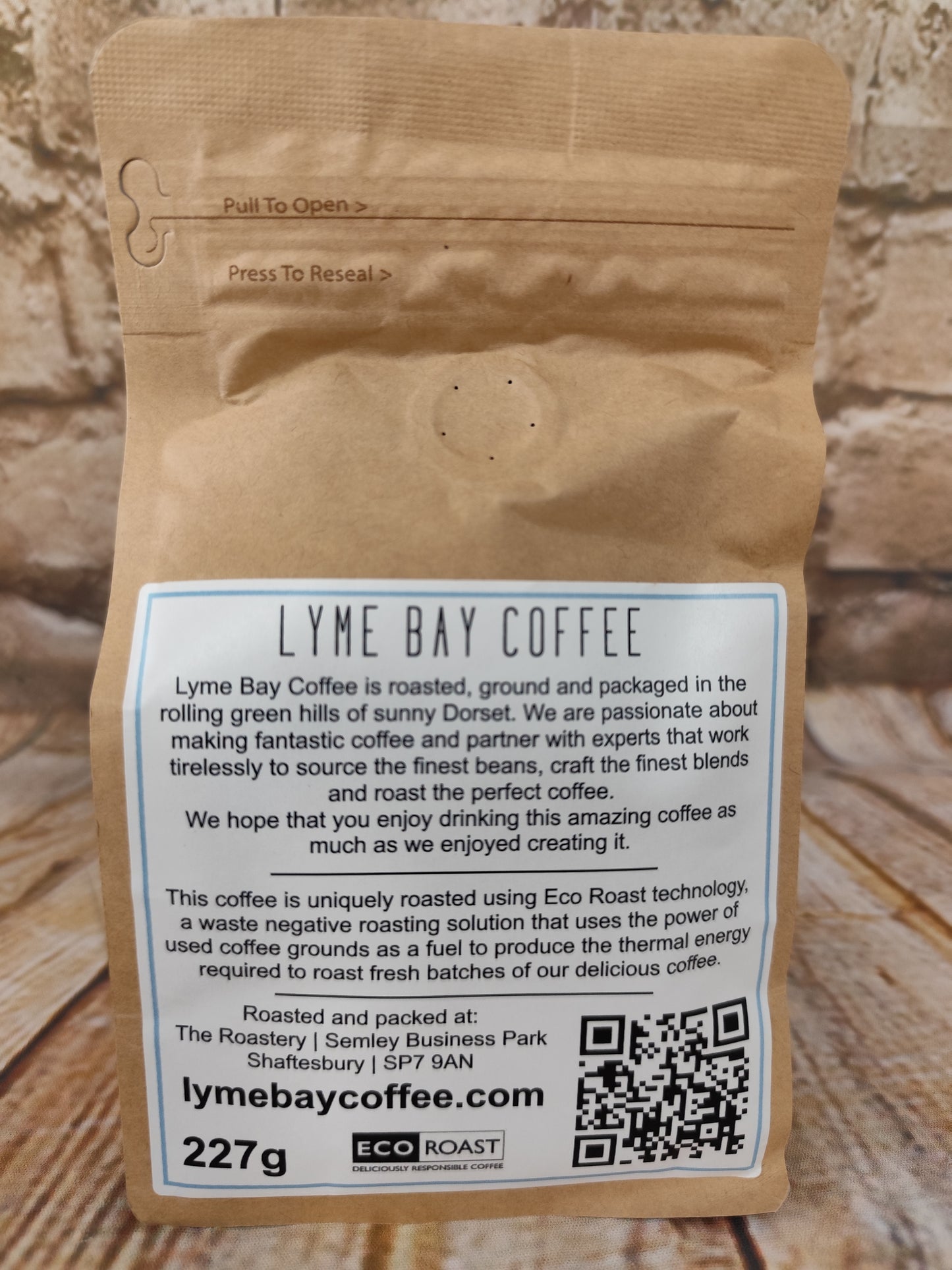 Lyme Bay Coffee BRAZILIAN Ground Coffee 227g