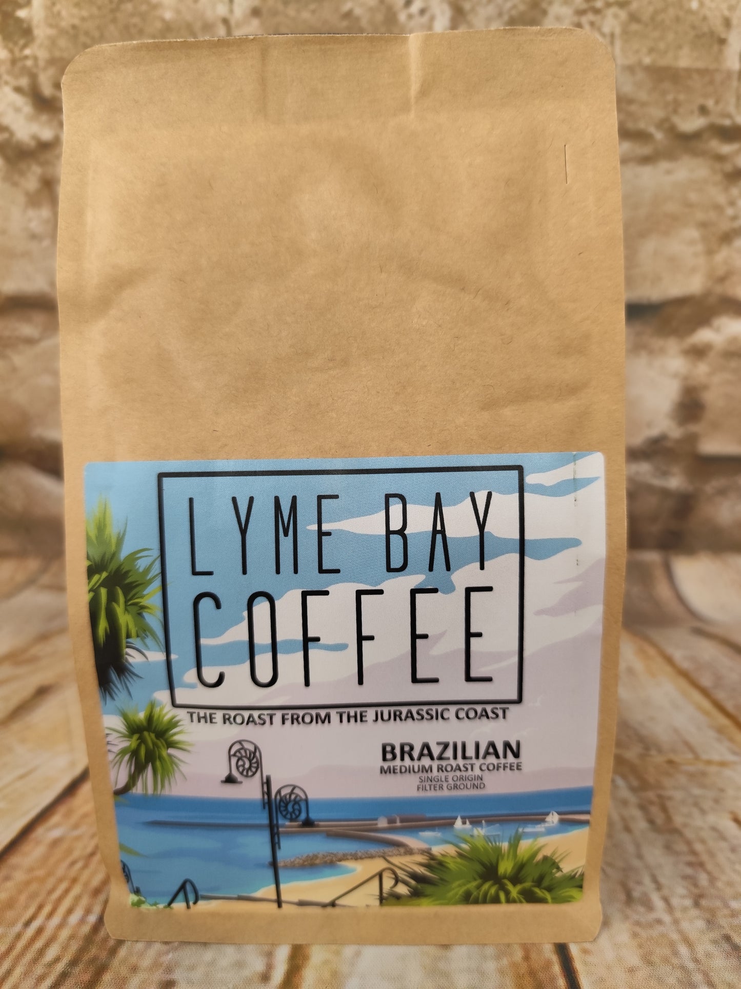 Lyme Bay Coffee BRAZILIAN Ground Coffee 227g