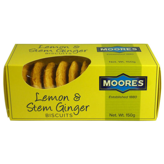 Moores Biscuits - Lemon & Stem Ginger